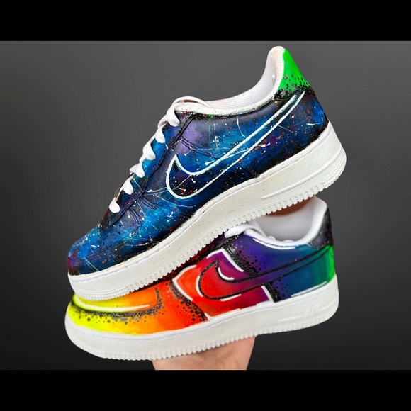 Custom Air Force 1 Galaxy VS Rainbow Size  6M/7.5W - Picture 4 of 4